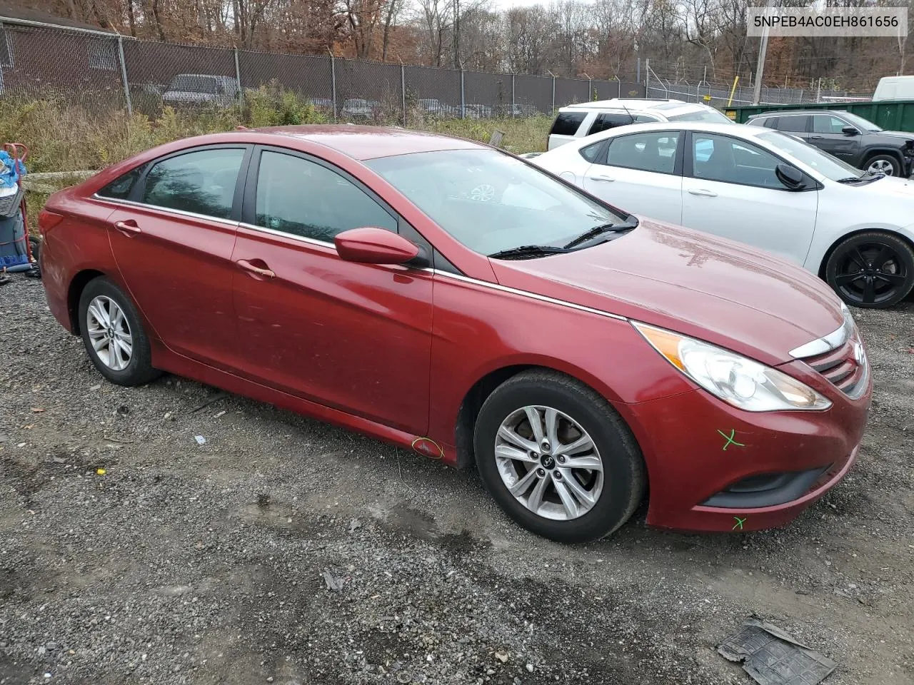 2014 Hyundai Sonata Gls VIN: 5NPEB4AC0EH861656 Lot: 80086784