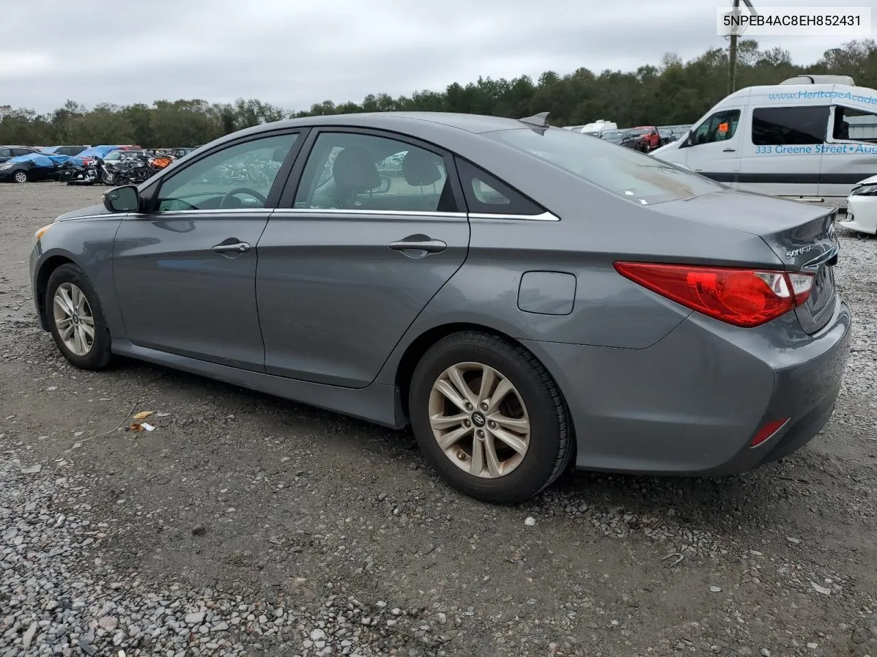 2014 Hyundai Sonata Gls VIN: 5NPEB4AC8EH852431 Lot: 80110664