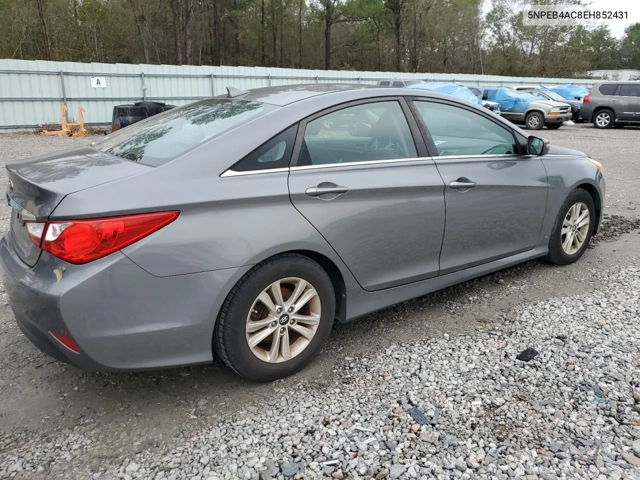 2014 Hyundai Sonata Gls VIN: 5NPEB4AC8EH852431 Lot: 80110664