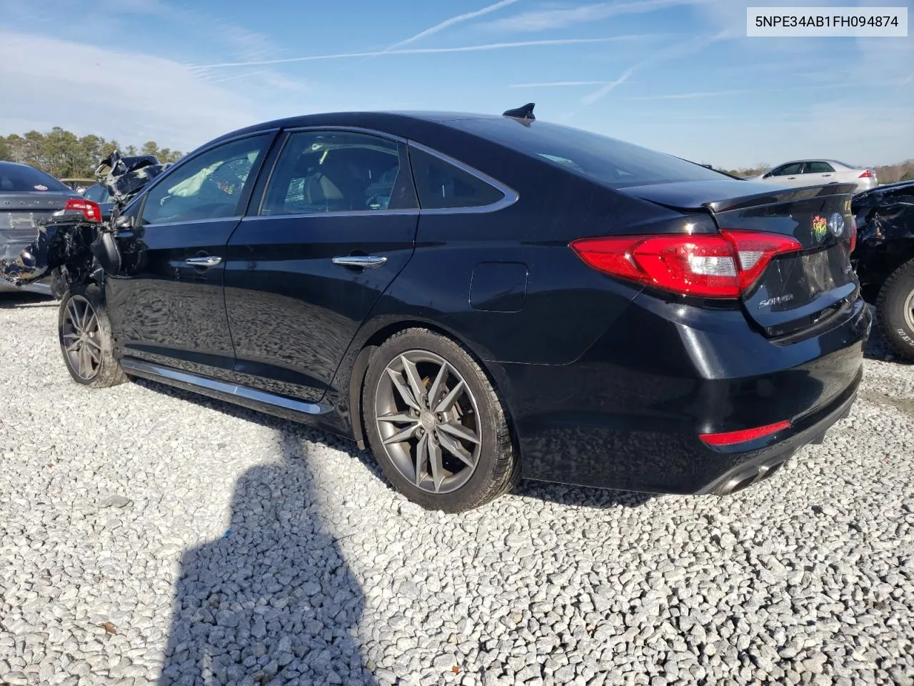 2015 Hyundai Sonata Sport VIN: 5NPE34AB1FH094874 Lot: 38990894