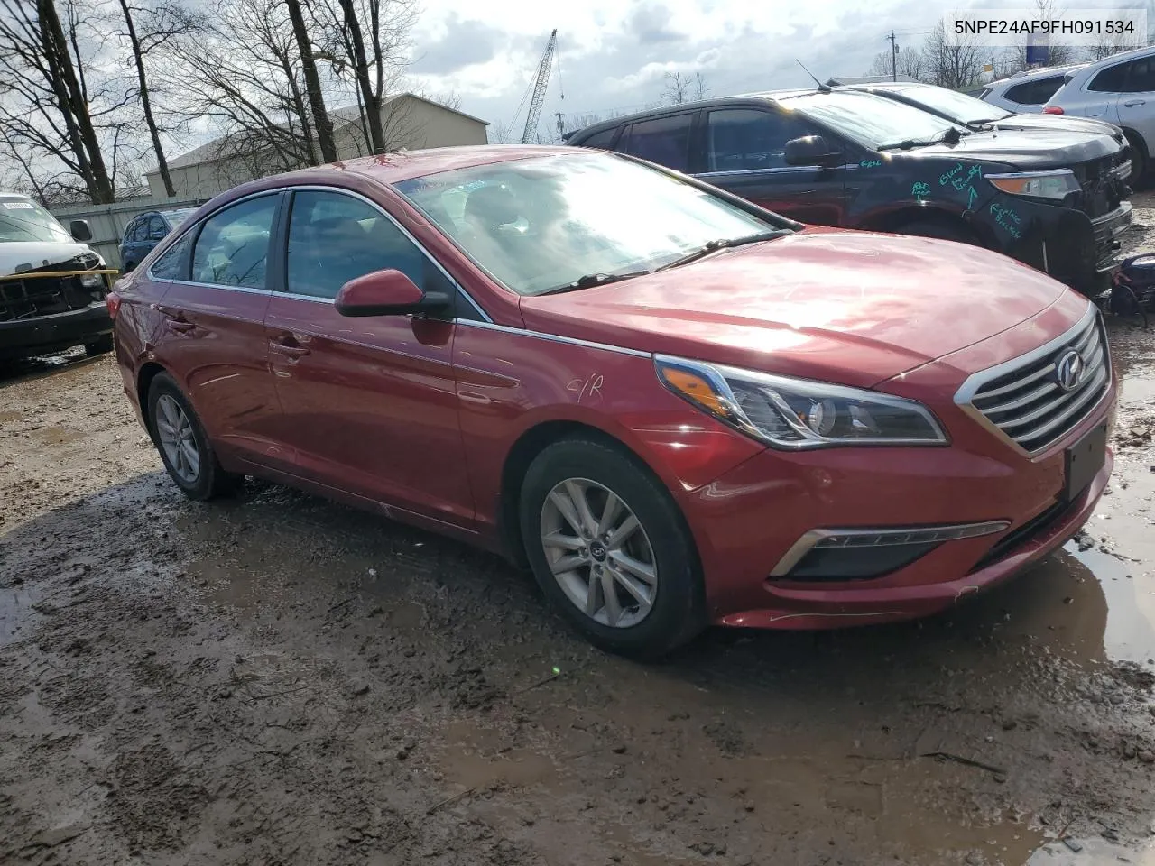 2015 Hyundai Sonata Se VIN: 5NPE24AF9FH091534 Lot: 50049874