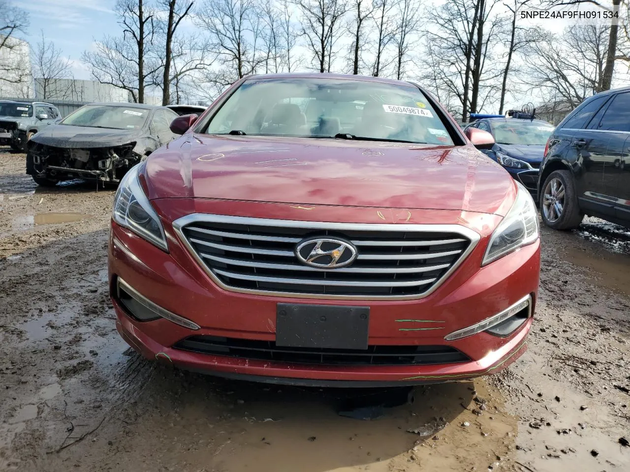 2015 Hyundai Sonata Se VIN: 5NPE24AF9FH091534 Lot: 50049874