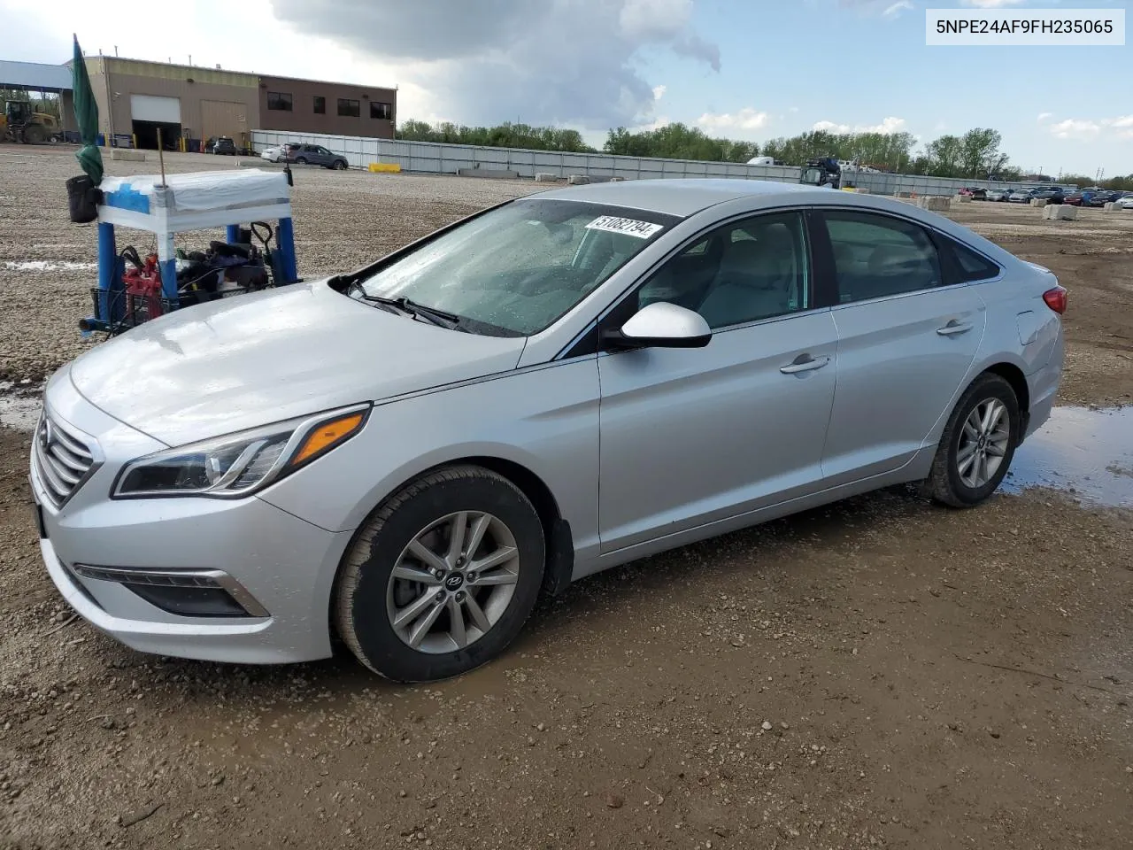 5NPE24AF9FH235065 2015 Hyundai Sonata Se