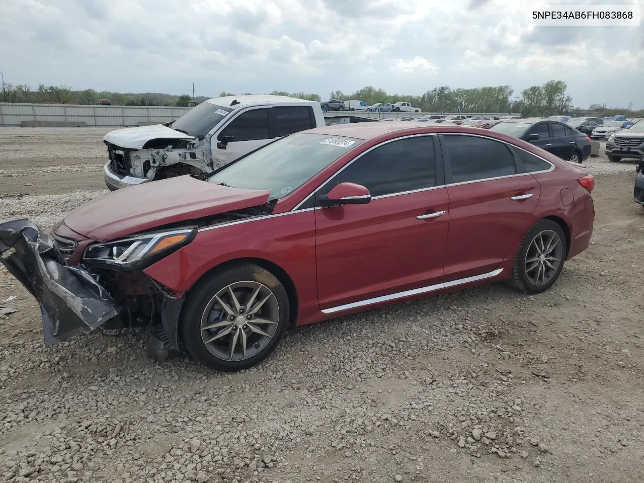 2015 Hyundai Sonata Sport VIN: 5NPE34AB6FH083868 Lot: 51090514