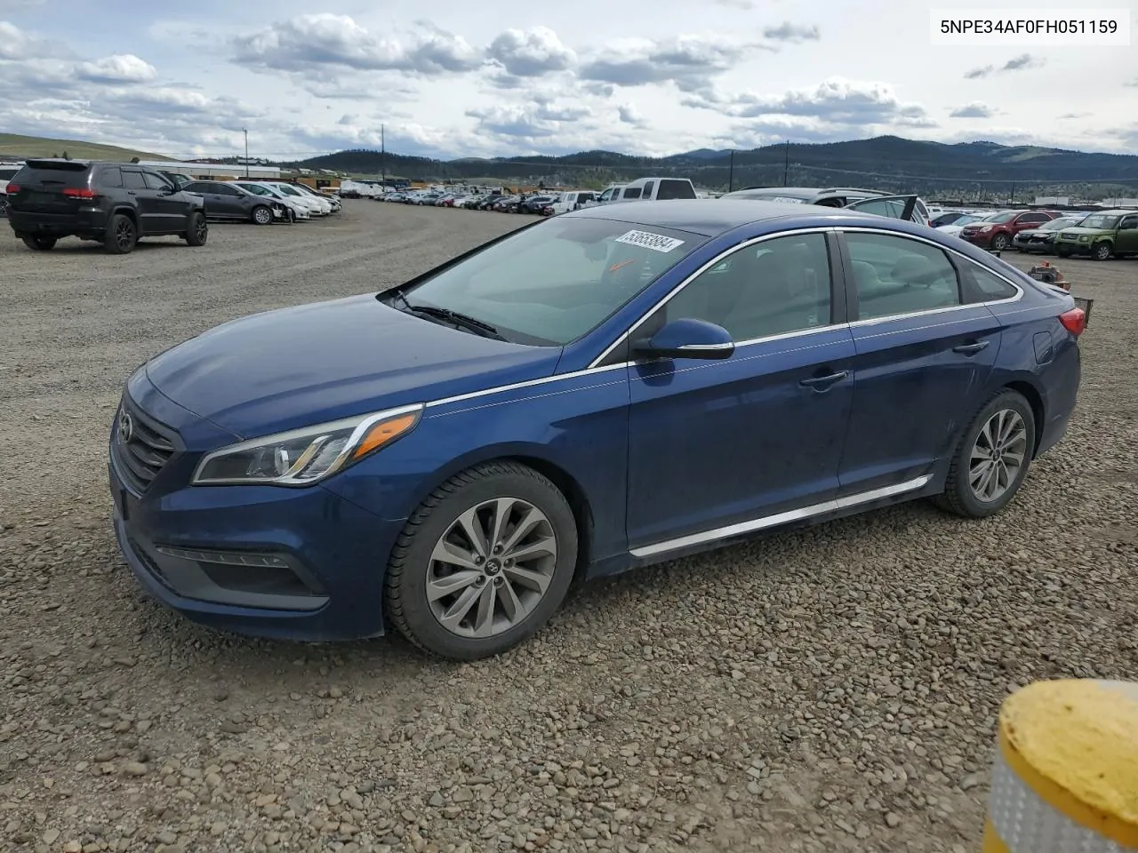 2015 Hyundai Sonata Sport VIN: 5NPE34AF0FH051159 Lot: 53653884