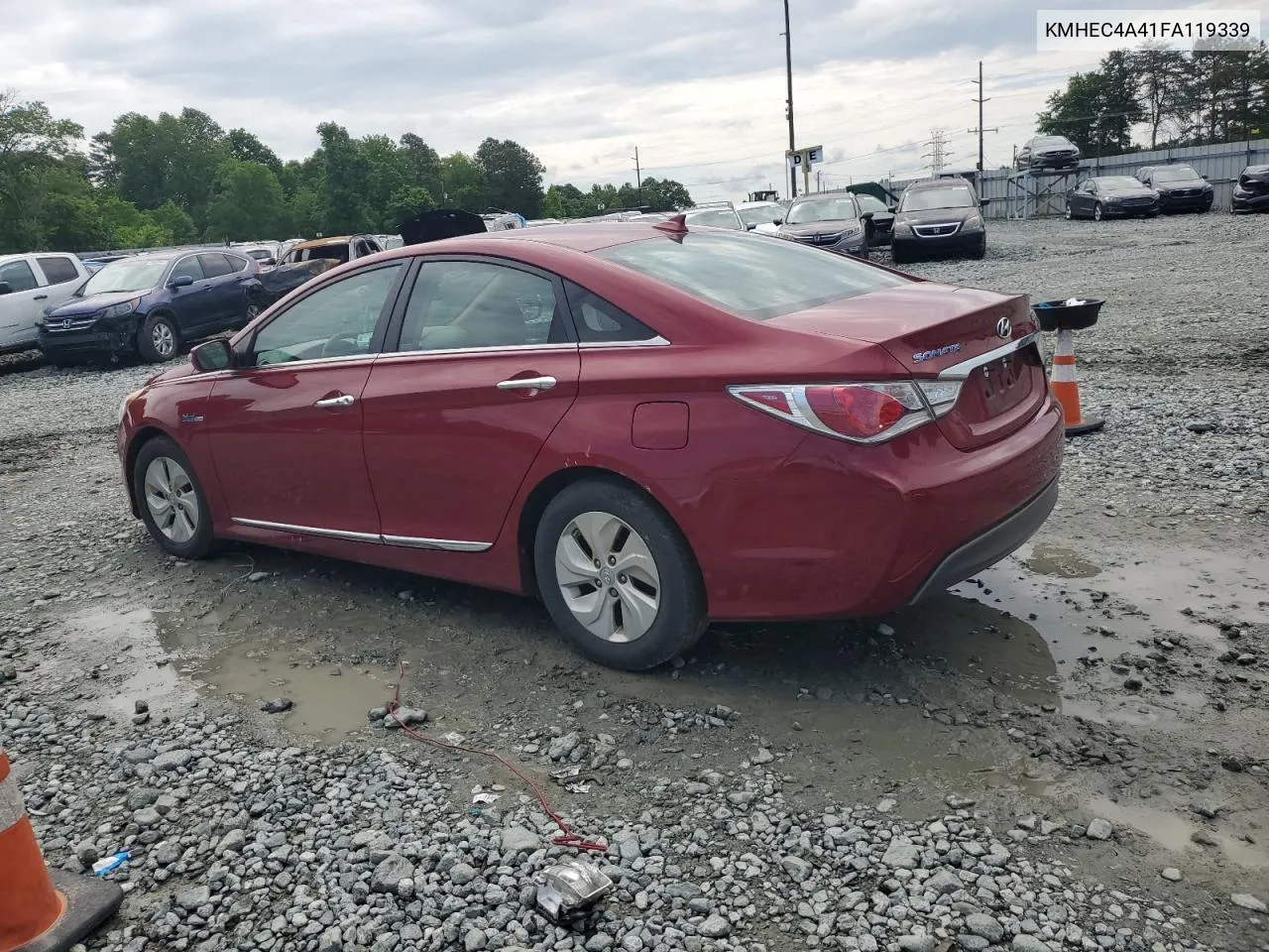 2015 Hyundai Sonata Hybrid VIN: KMHEC4A41FA119339 Lot: 53958584