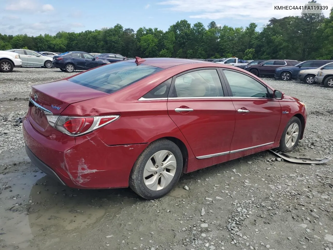 2015 Hyundai Sonata Hybrid VIN: KMHEC4A41FA119339 Lot: 53958584