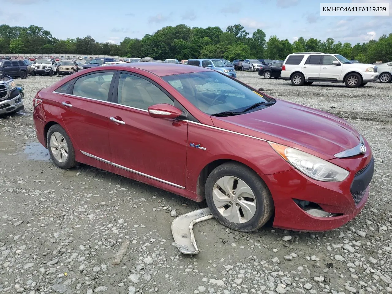 2015 Hyundai Sonata Hybrid VIN: KMHEC4A41FA119339 Lot: 53958584