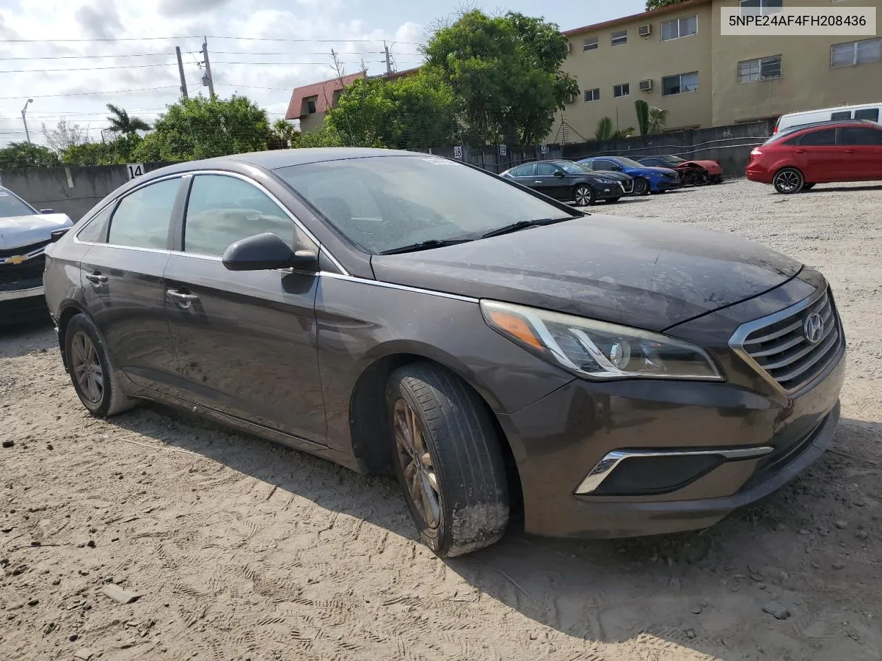 5NPE24AF4FH208436 2015 Hyundai Sonata Se