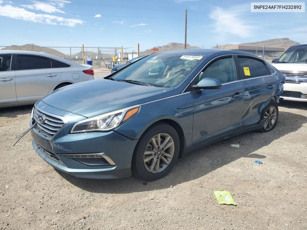 2015 Hyundai Sonata Se VIN: 5NPE24AF7FH232892 Lot: 54813044