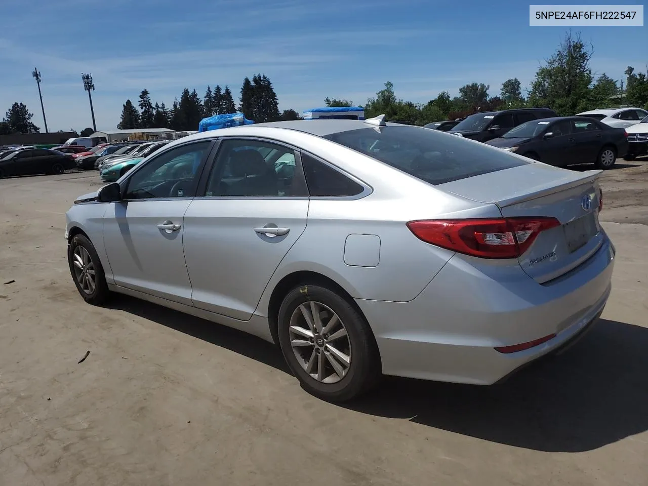 2015 Hyundai Sonata Se VIN: 5NPE24AF6FH222547 Lot: 55140204