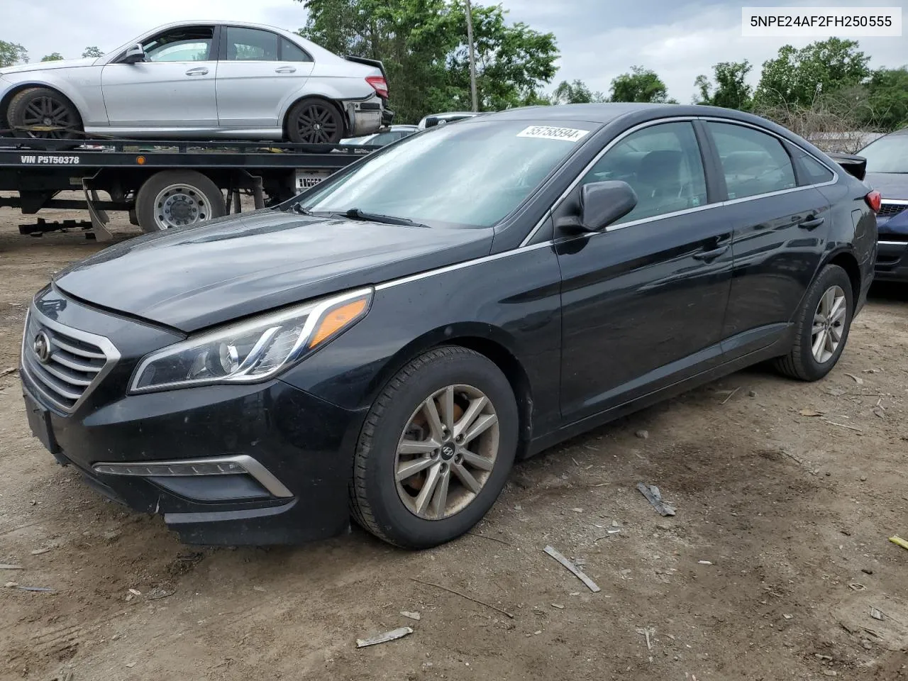 2015 Hyundai Sonata Se VIN: 5NPE24AF2FH250555 Lot: 55758594