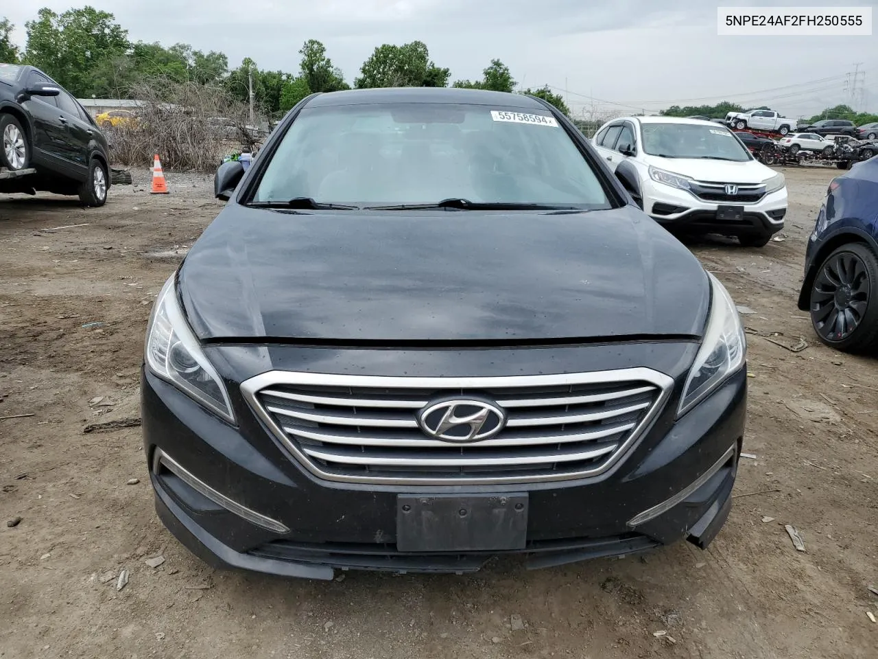 2015 Hyundai Sonata Se VIN: 5NPE24AF2FH250555 Lot: 55758594