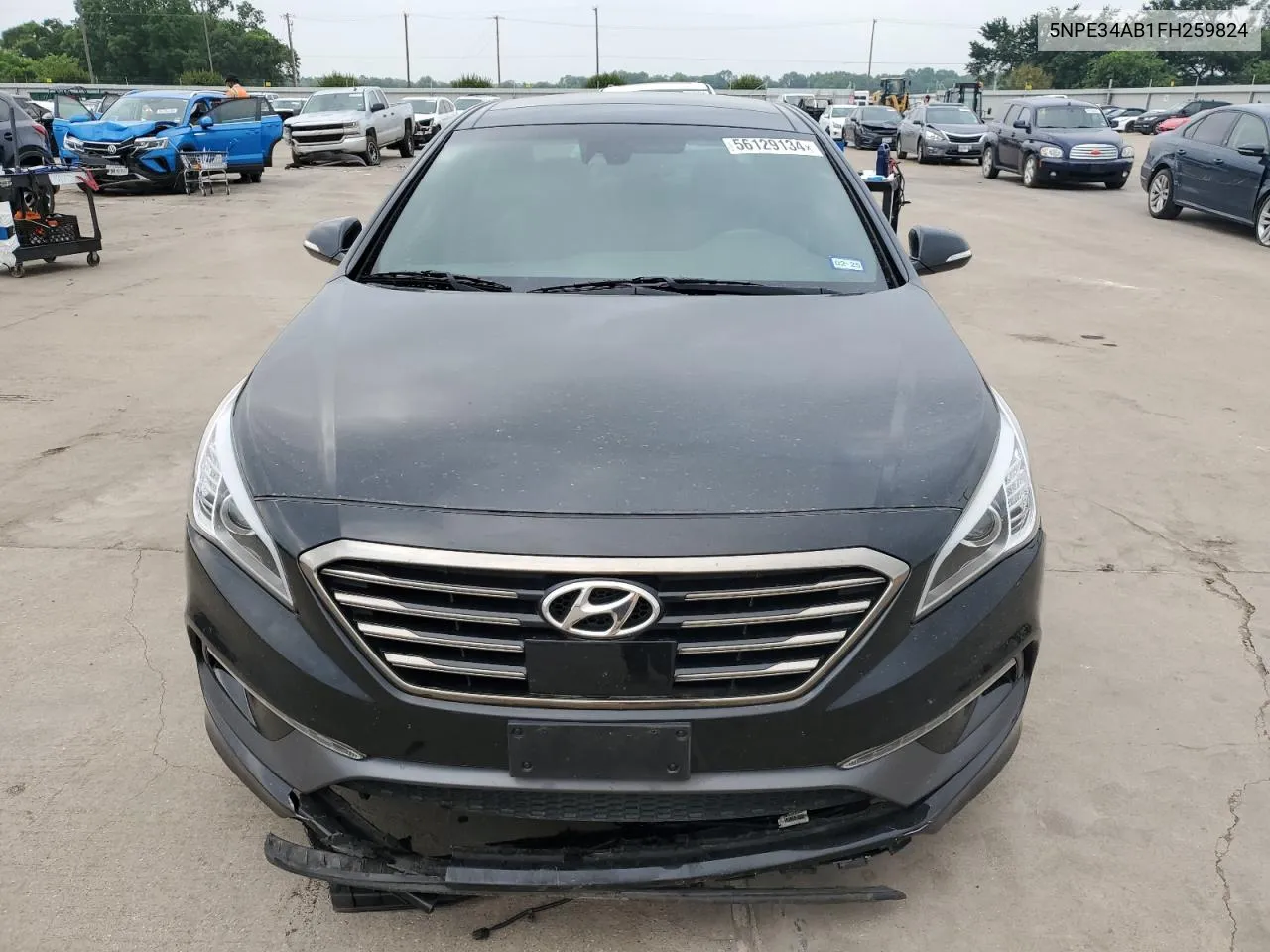 2015 Hyundai Sonata Sport VIN: 5NPE34AB1FH259824 Lot: 56129134