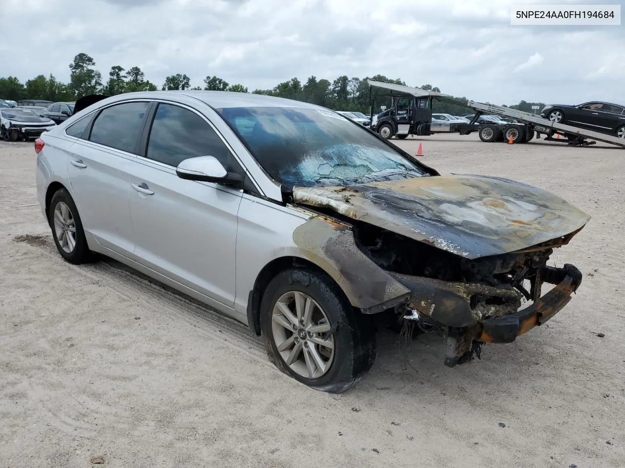 5NPE24AA0FH194684 2015 Hyundai Sonata Eco