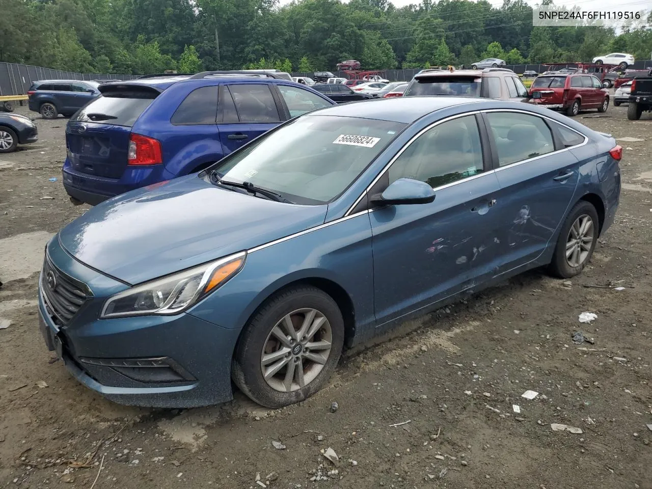 5NPE24AF6FH119516 2015 Hyundai Sonata Se