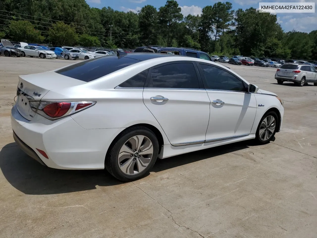 KMHEC4A42FA122430 2015 Hyundai Sonata Hybrid