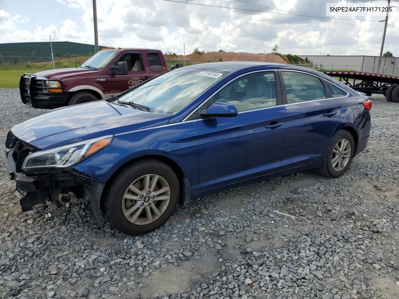 2015 Hyundai Sonata Se VIN: 5NPE24AF7FH171205 Lot: 57150154