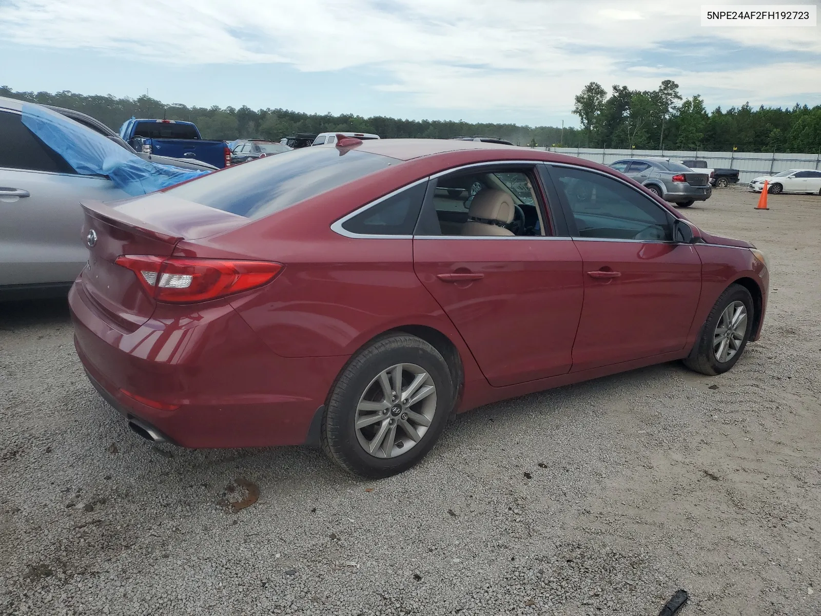 2015 Hyundai Sonata Se VIN: 5NPE24AF2FH192723 Lot: 57706814