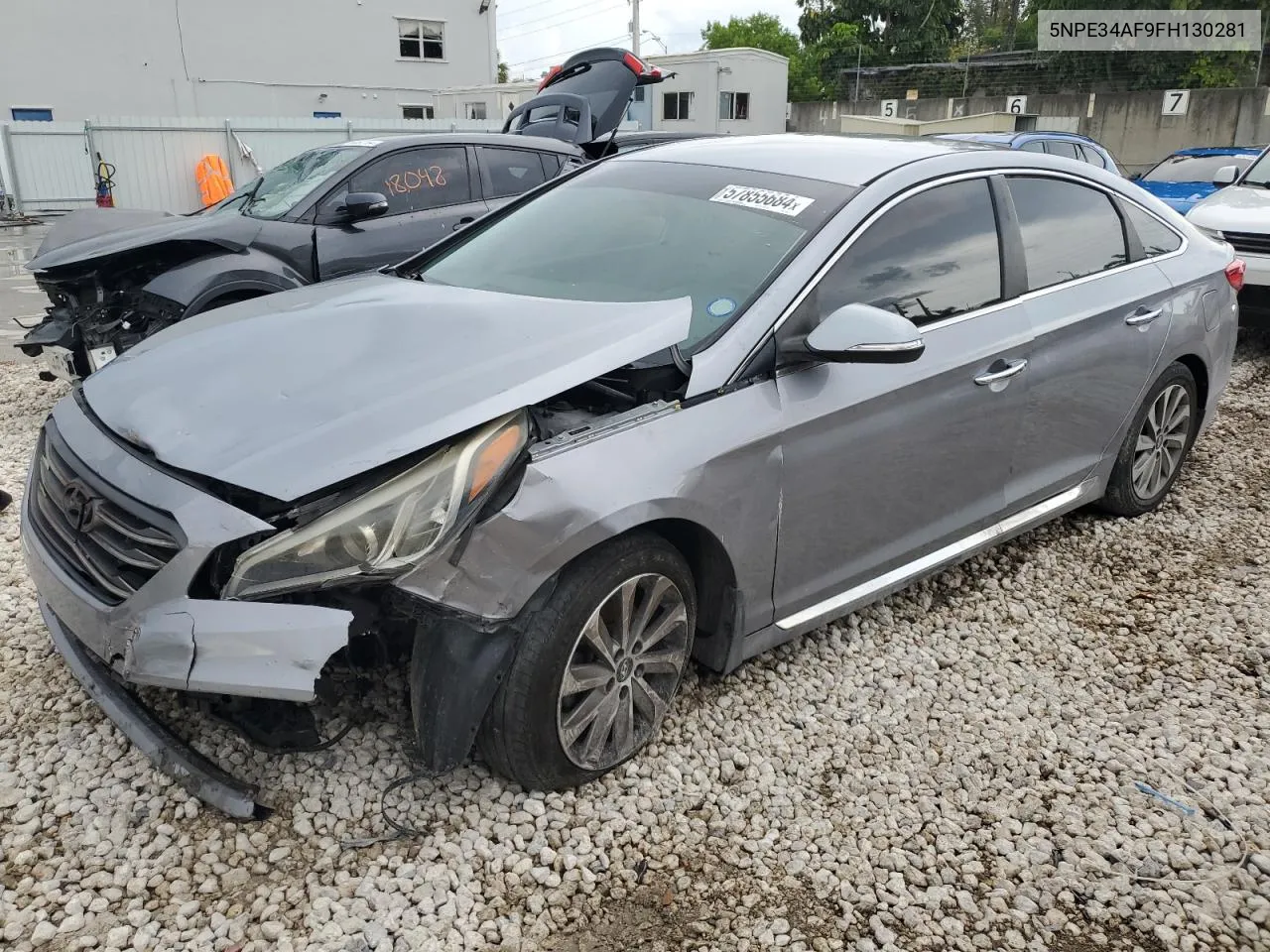 2015 Hyundai Sonata Sport VIN: 5NPE34AF9FH130281 Lot: 57855684