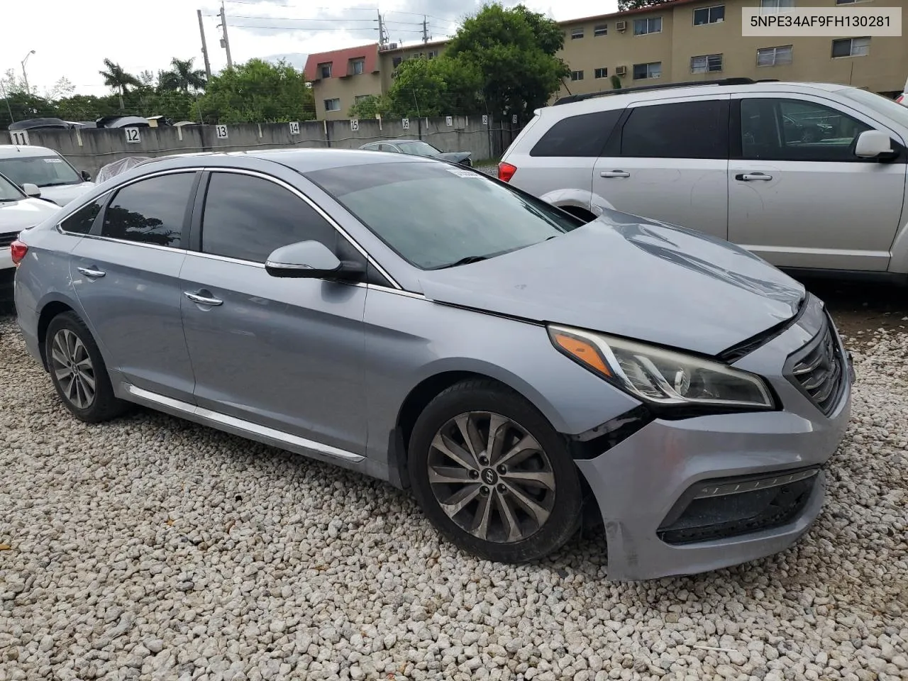 2015 Hyundai Sonata Sport VIN: 5NPE34AF9FH130281 Lot: 57855684