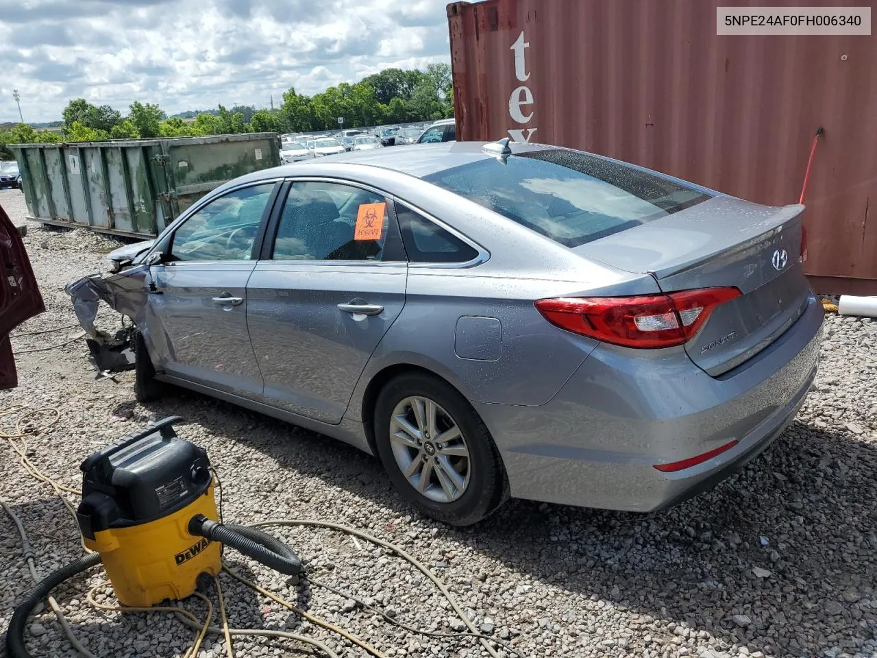 2015 Hyundai Sonata Se VIN: 5NPE24AF0FH006340 Lot: 58126874