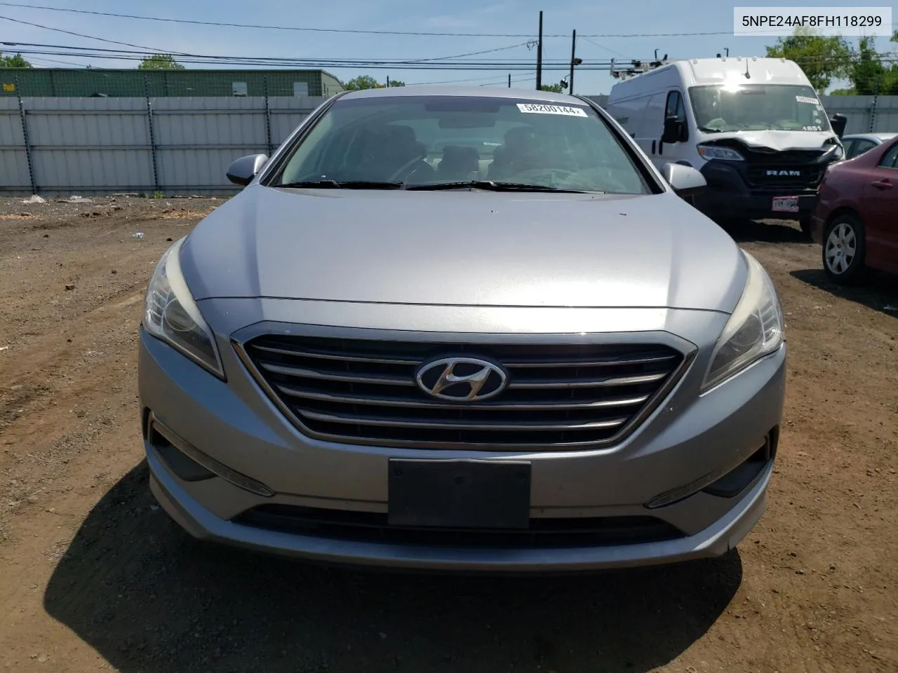 2015 Hyundai Sonata Se VIN: 5NPE24AF8FH118299 Lot: 58200144