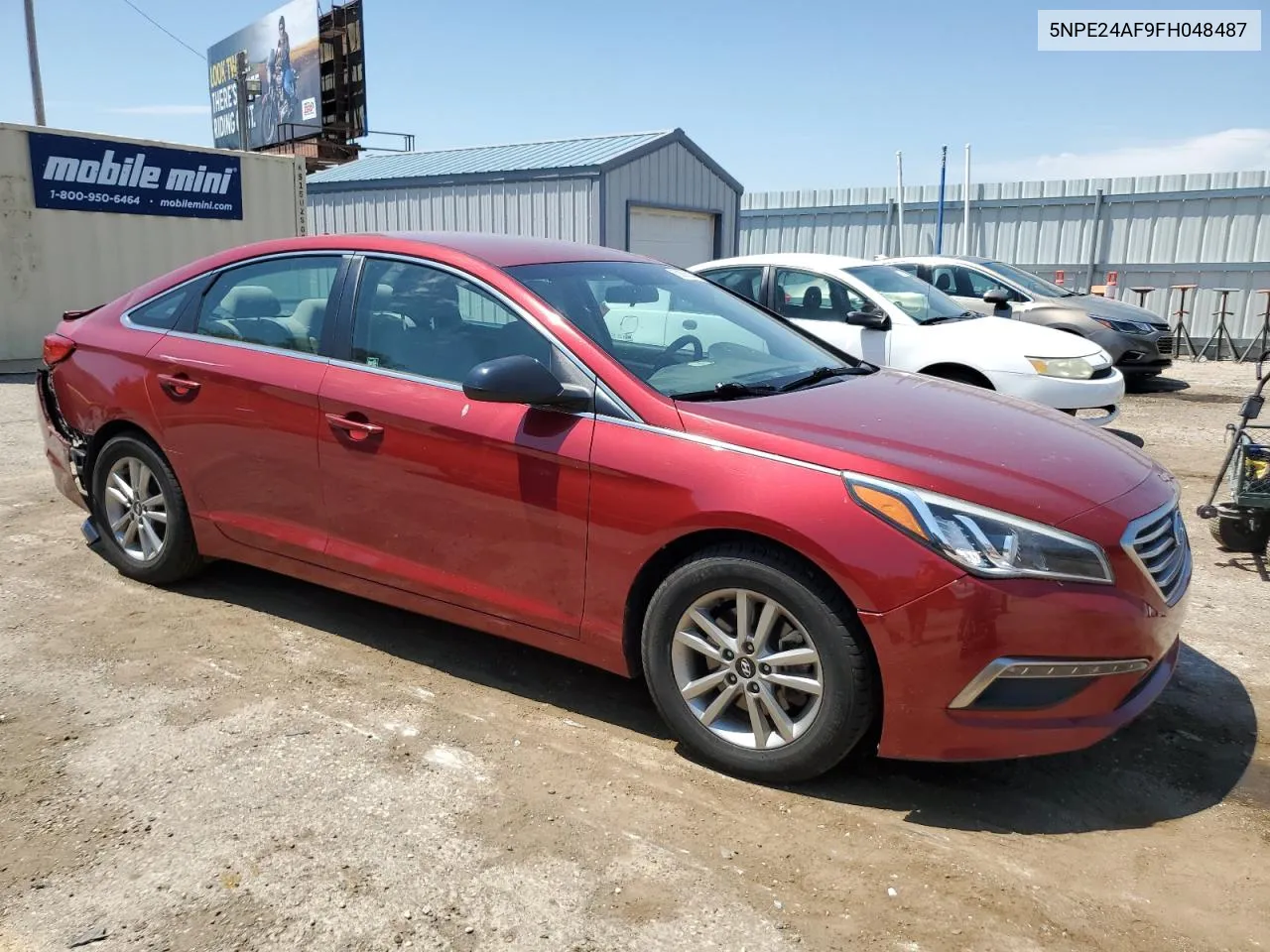 5NPE24AF9FH048487 2015 Hyundai Sonata Se