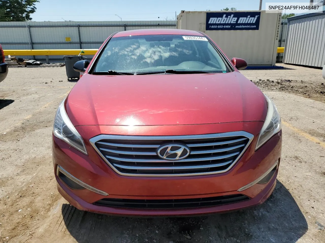 2015 Hyundai Sonata Se VIN: 5NPE24AF9FH048487 Lot: 59035144