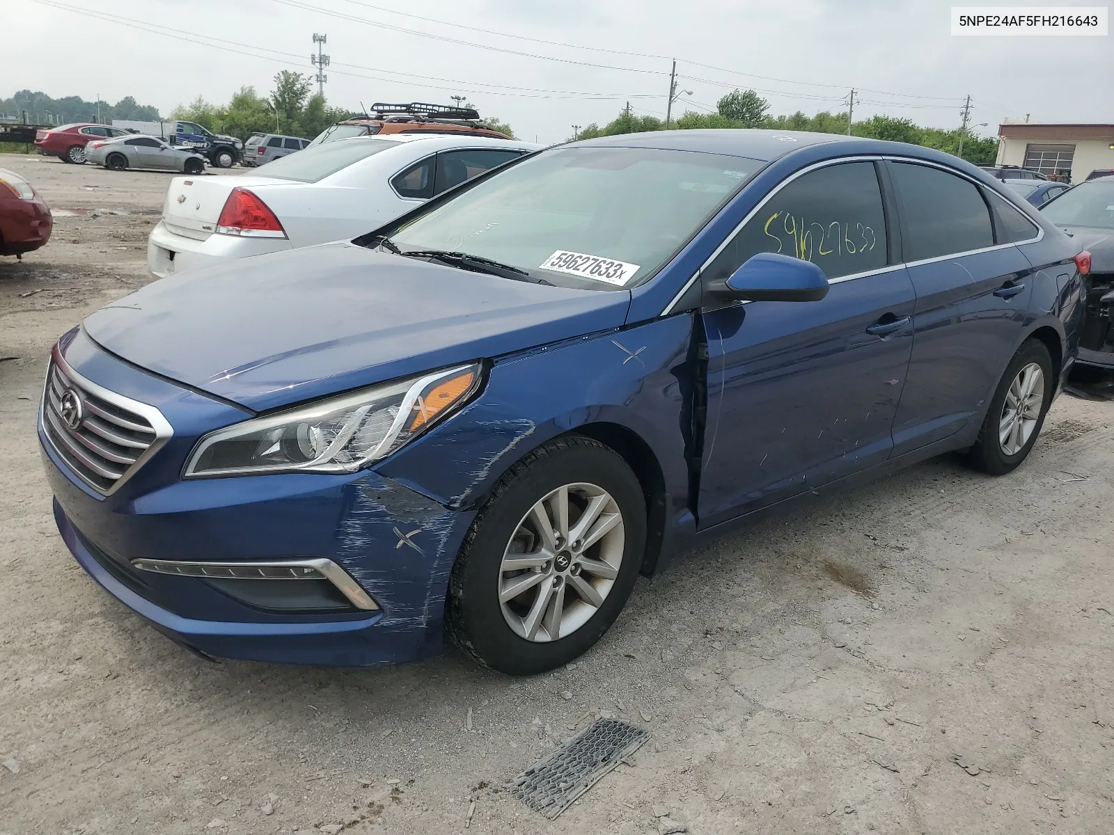 5NPE24AF5FH216643 2015 Hyundai Sonata Se