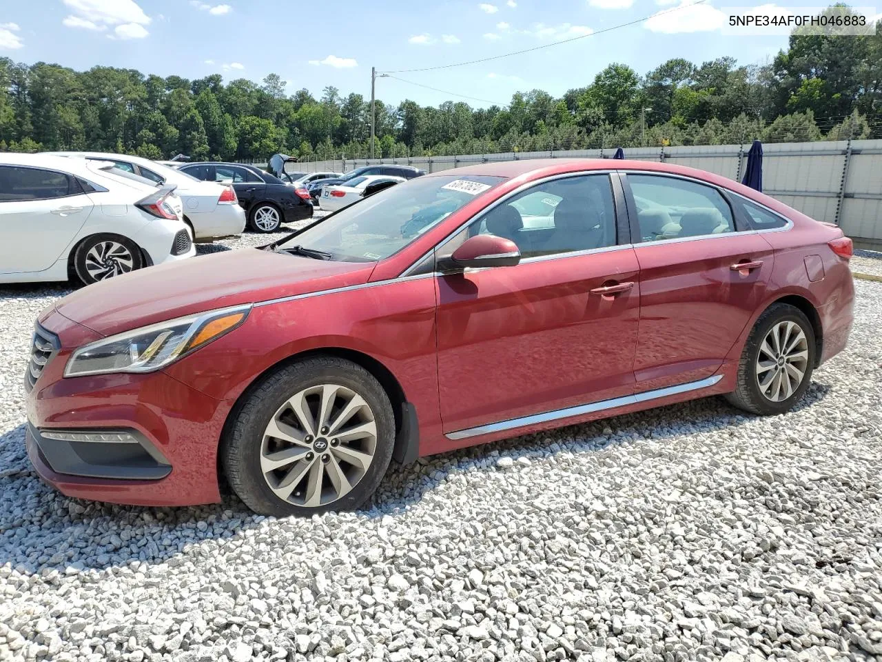 2015 Hyundai Sonata Sport VIN: 5NPE34AF0FH046883 Lot: 60673624