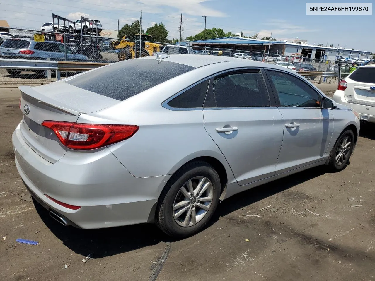 2015 Hyundai Sonata Se VIN: 5NPE24AF6FH199870 Lot: 60924754