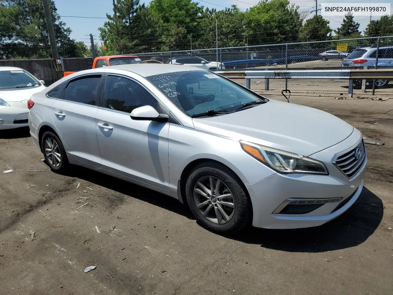 2015 Hyundai Sonata Se VIN: 5NPE24AF6FH199870 Lot: 60924754