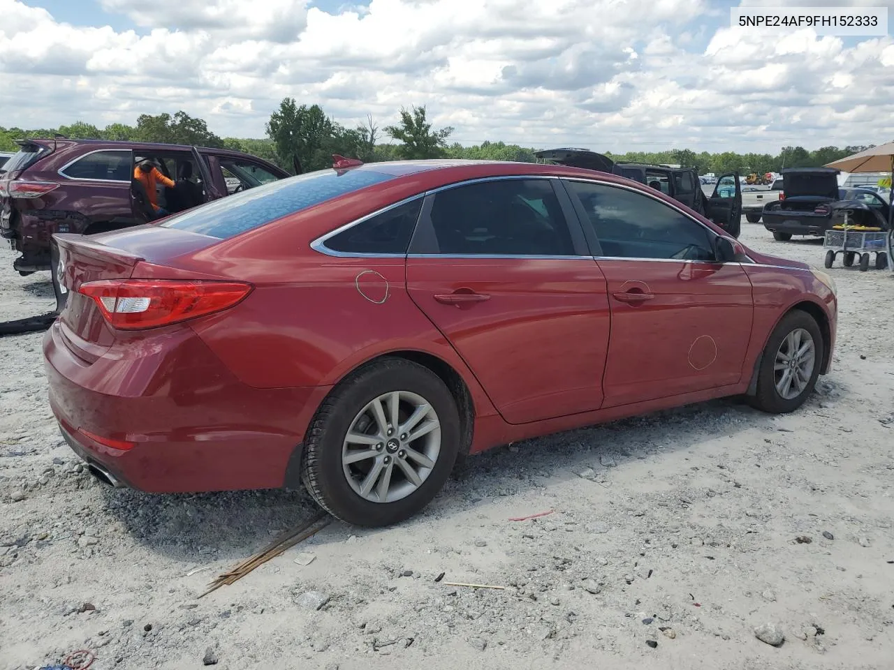 2015 Hyundai Sonata Se VIN: 5NPE24AF9FH152333 Lot: 61352104