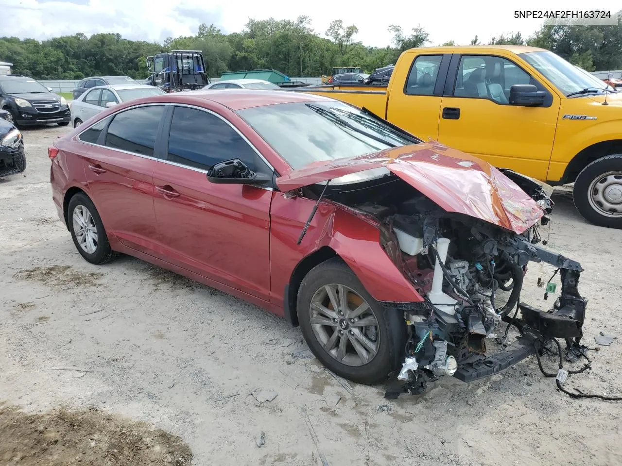 2015 Hyundai Sonata Se VIN: 5NPE24AF2FH163724 Lot: 61616454