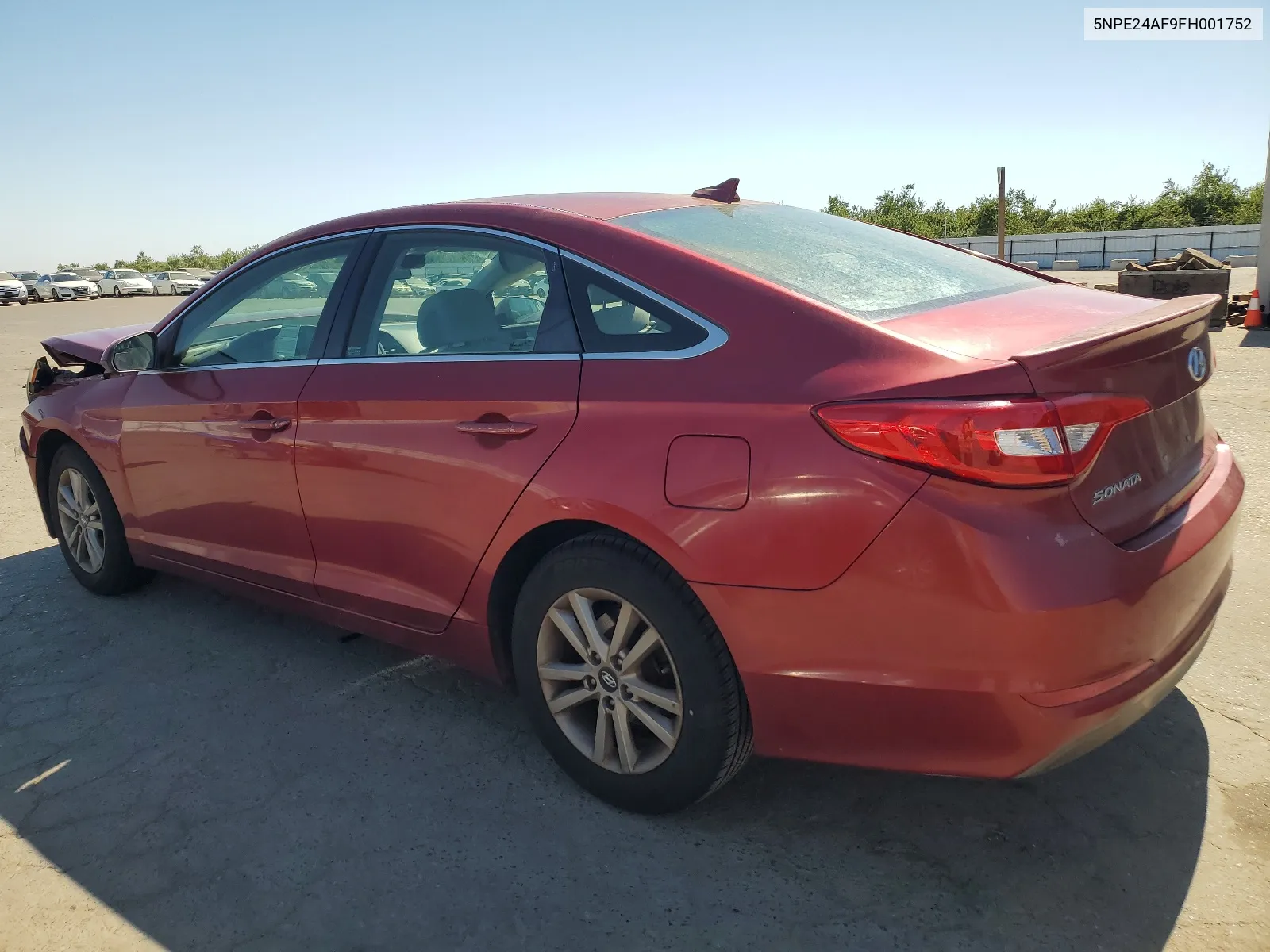 2015 Hyundai Sonata Se VIN: 5NPE24AF9FH001752 Lot: 61753584