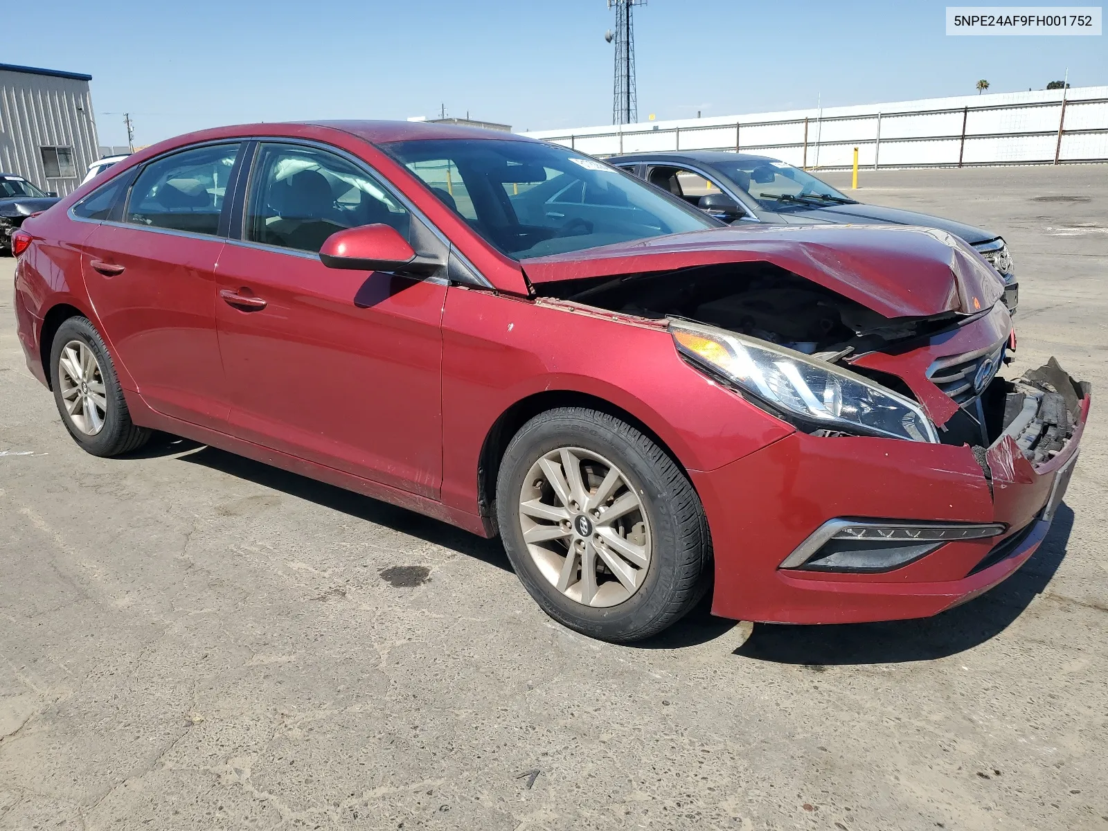 2015 Hyundai Sonata Se VIN: 5NPE24AF9FH001752 Lot: 61753584