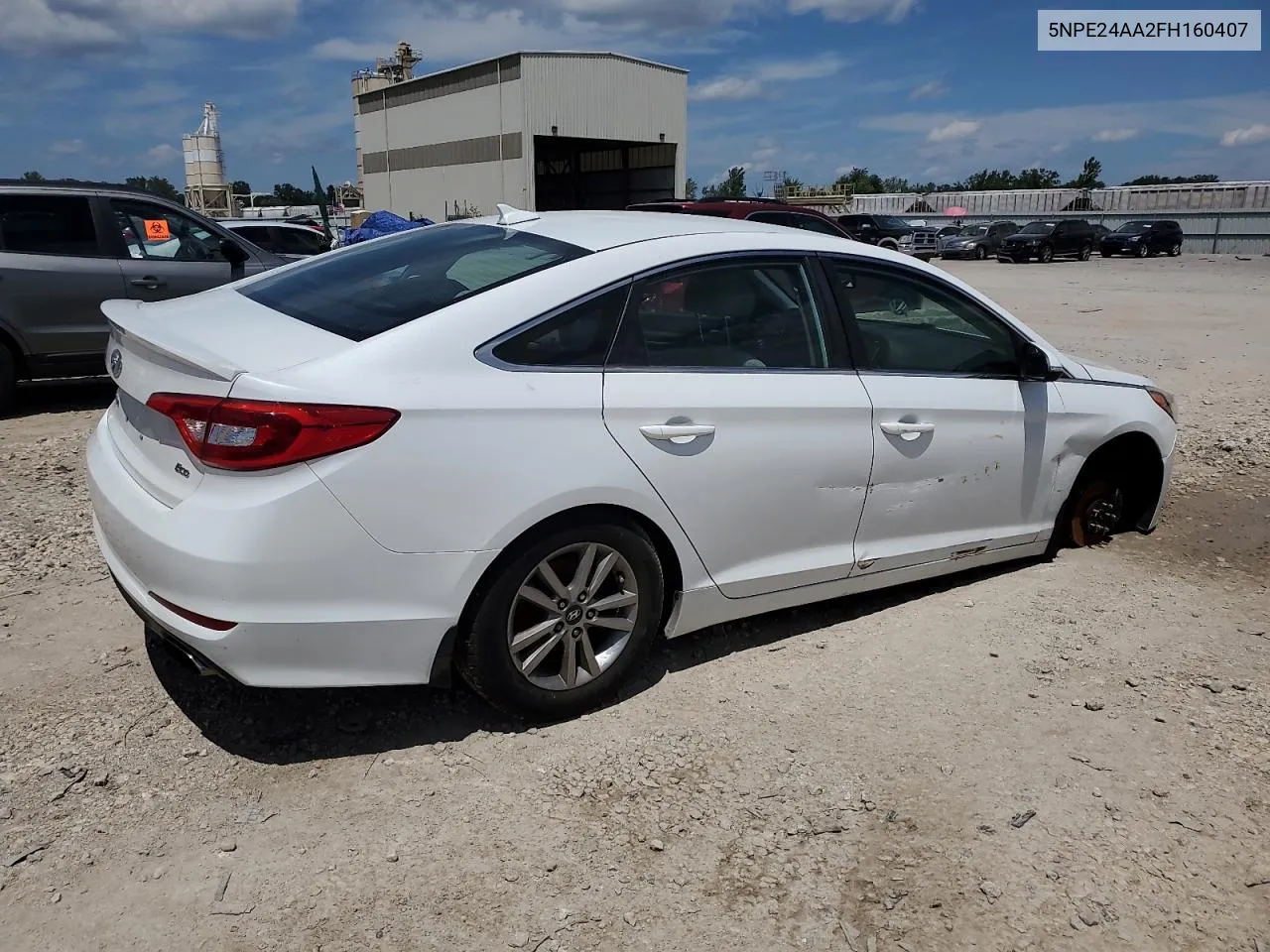 2015 Hyundai Sonata Eco VIN: 5NPE24AA2FH160407 Lot: 61830394