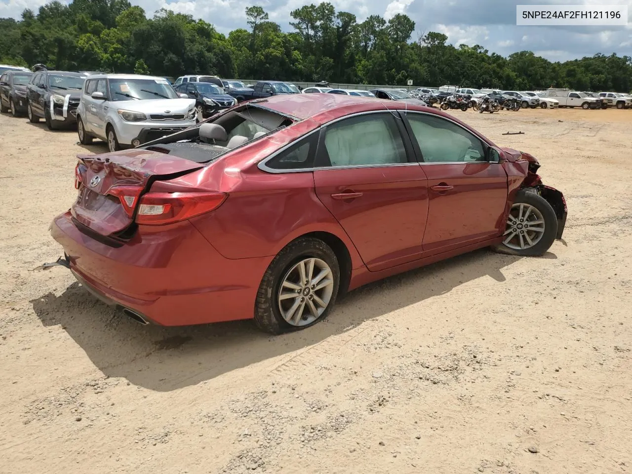 2015 Hyundai Sonata Se VIN: 5NPE24AF2FH121196 Lot: 61834574