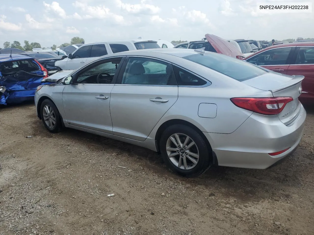 2015 Hyundai Sonata Se VIN: 5NPE24AF3FH202238 Lot: 62673224