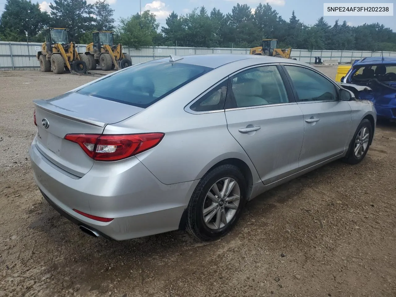 5NPE24AF3FH202238 2015 Hyundai Sonata Se