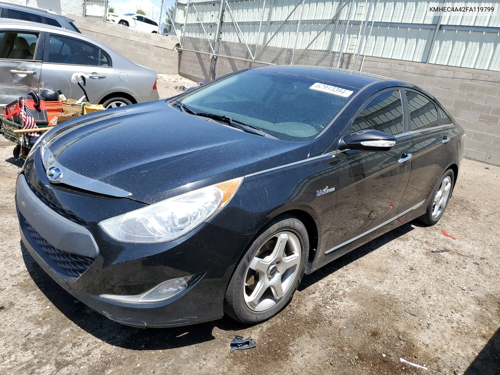 2015 Hyundai Sonata Hybrid VIN: KMHEC4A42FA119799 Lot: 62913394