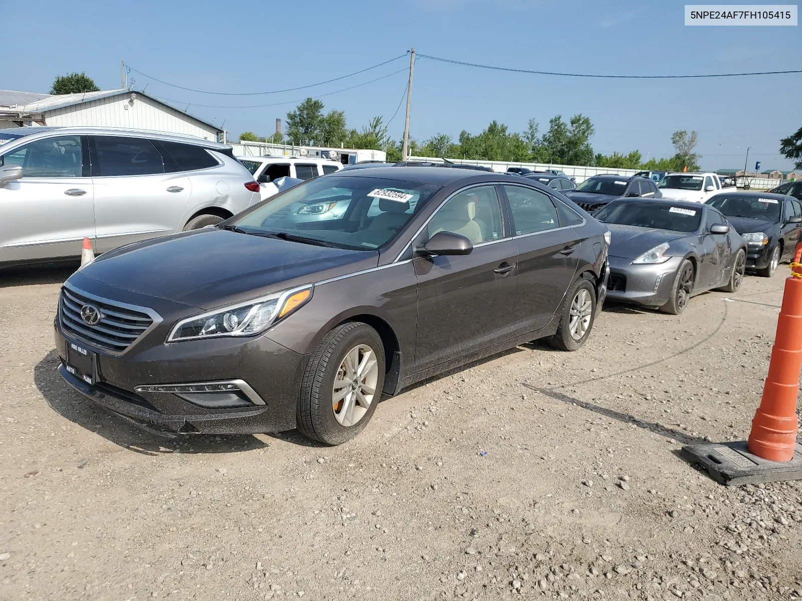 2015 Hyundai Sonata Se VIN: 5NPE24AF7FH105415 Lot: 62932594