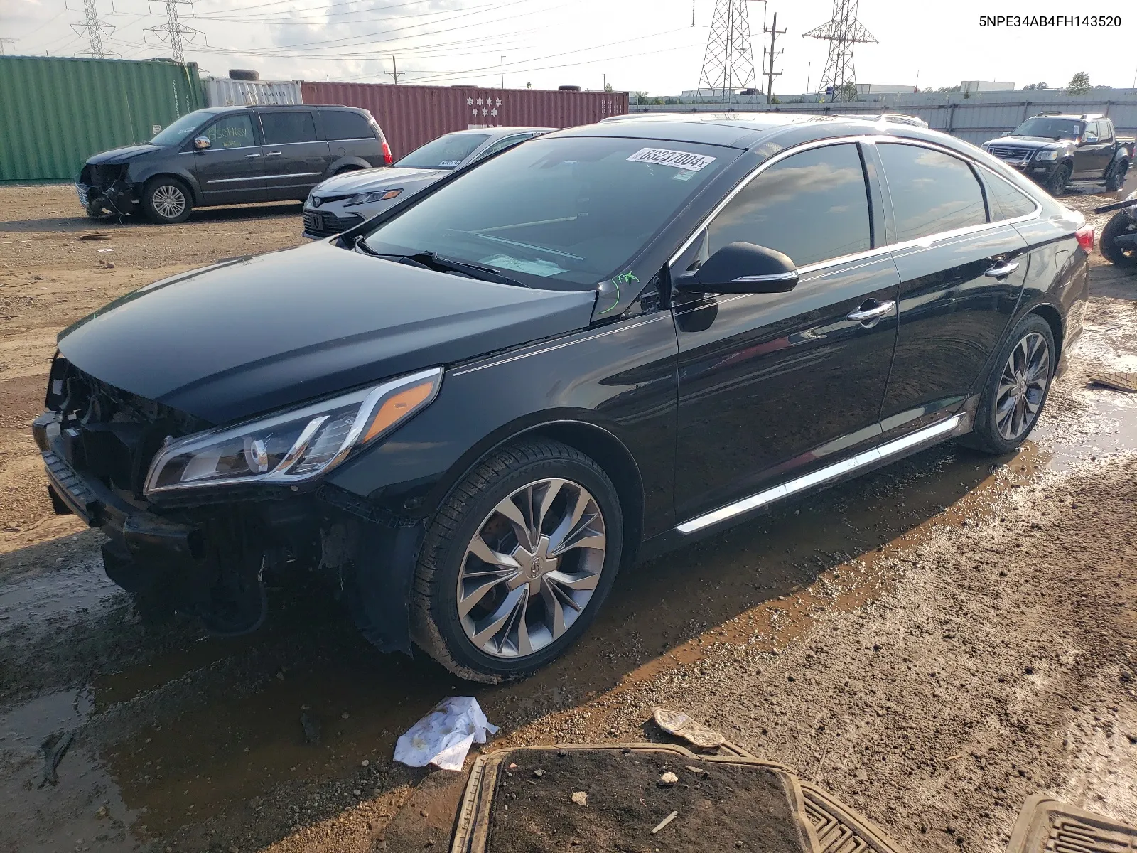 5NPE34AB4FH143520 2015 Hyundai Sonata Sport