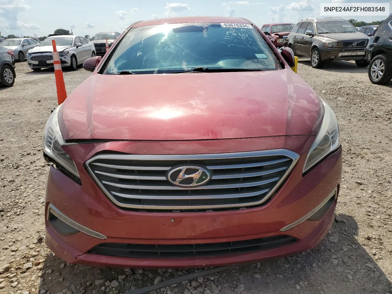 2015 Hyundai Sonata Se VIN: 5NPE24AF2FH083548 Lot: 63676334