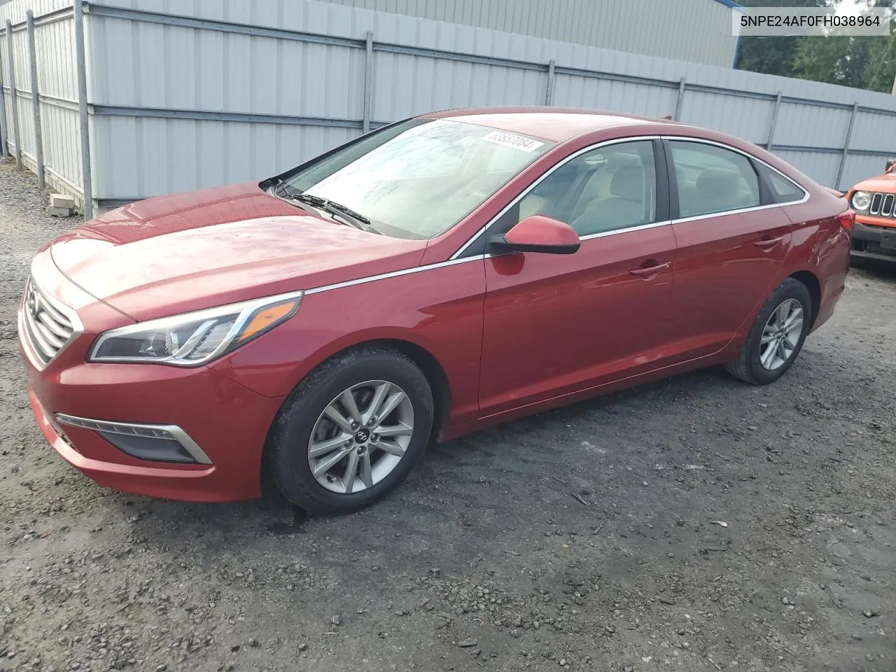 2015 Hyundai Sonata Se VIN: 5NPE24AF0FH038964 Lot: 63857084