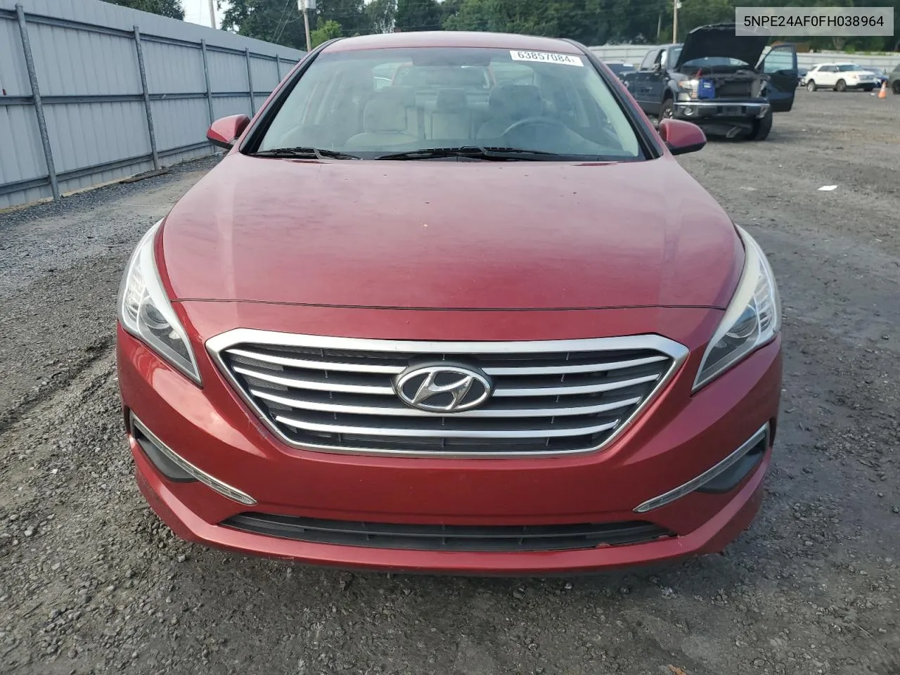 2015 Hyundai Sonata Se VIN: 5NPE24AF0FH038964 Lot: 63857084