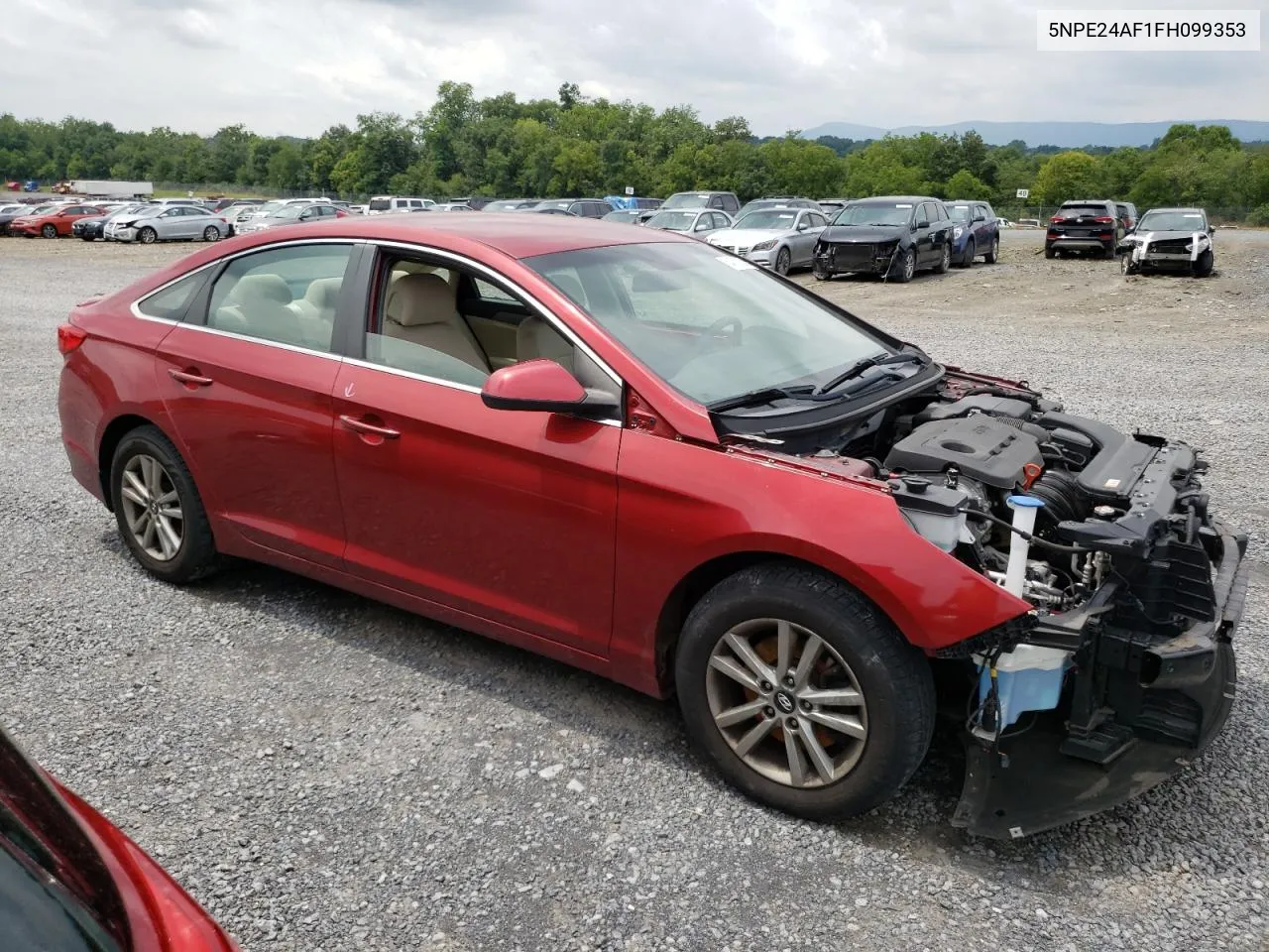 2015 Hyundai Sonata Se VIN: 5NPE24AF1FH099353 Lot: 64358824