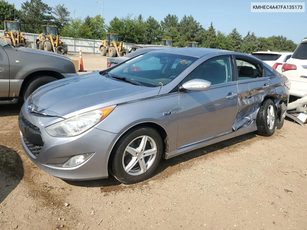 2015 Hyundai Sonata Hybrid VIN: KMHEC4A47FA135173 Lot: 64664314