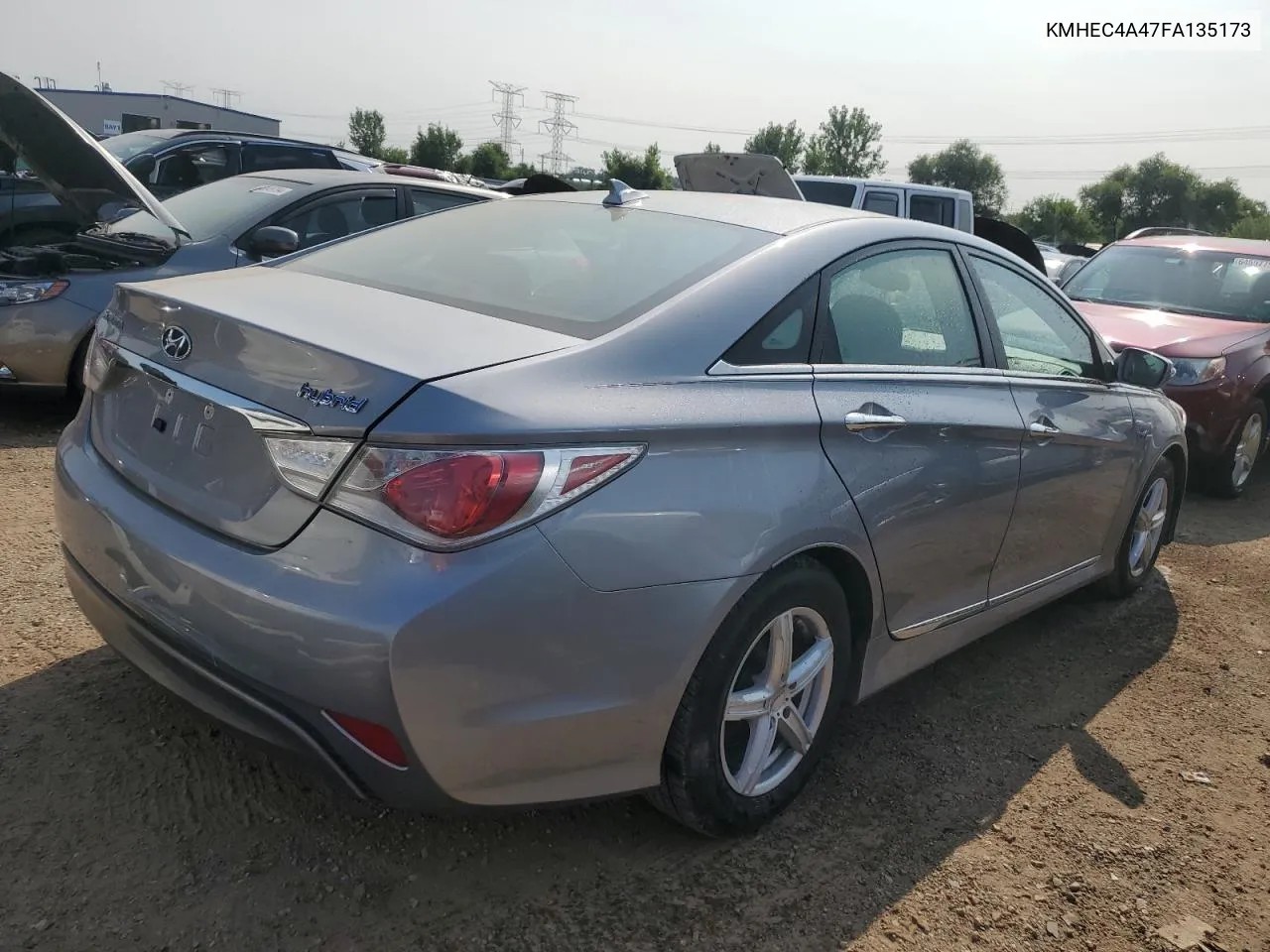 2015 Hyundai Sonata Hybrid VIN: KMHEC4A47FA135173 Lot: 64664314